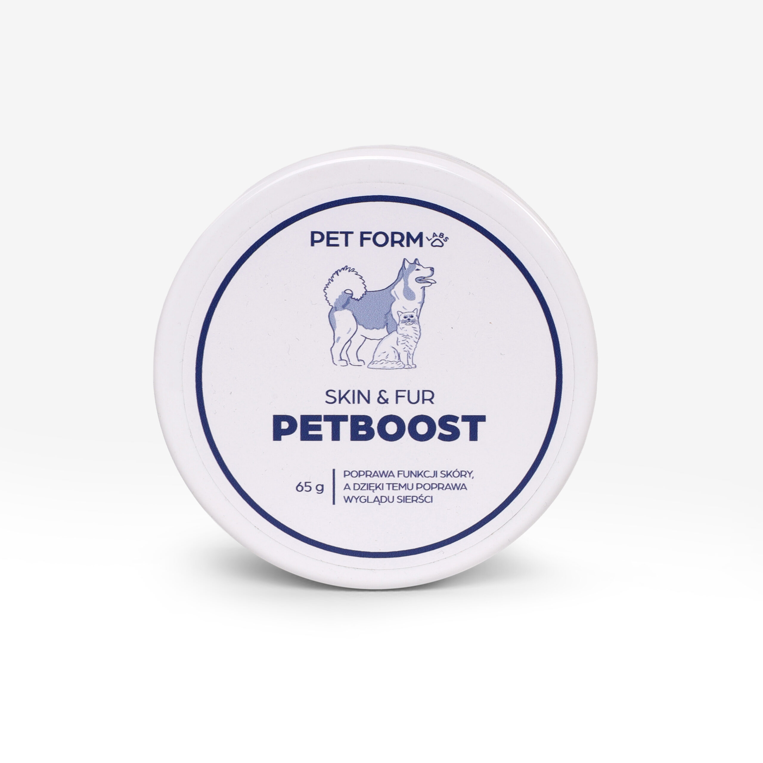 Odżywka PETBOOST SKIN & FUR na zdrową skórę i lśniącą sierść psa i kota - Pet Form Labs