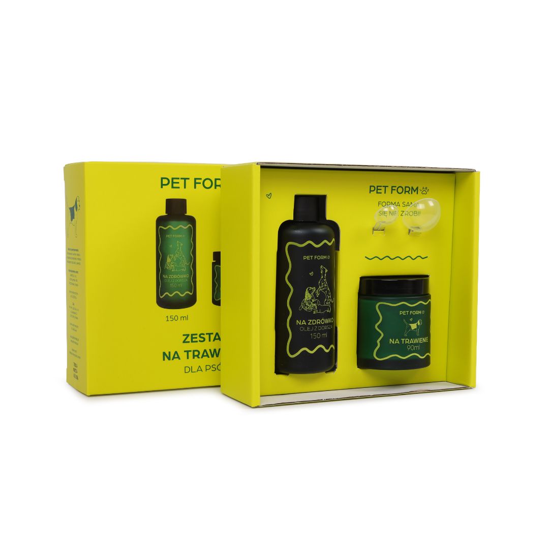 Zestaw suplementów NA TRAWIENIE dla psa 15kg na 30 dni - Pet Form Labs